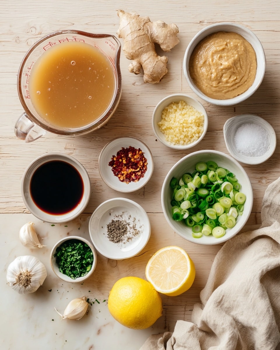 Miso-Ginger Lemon Detox Broth