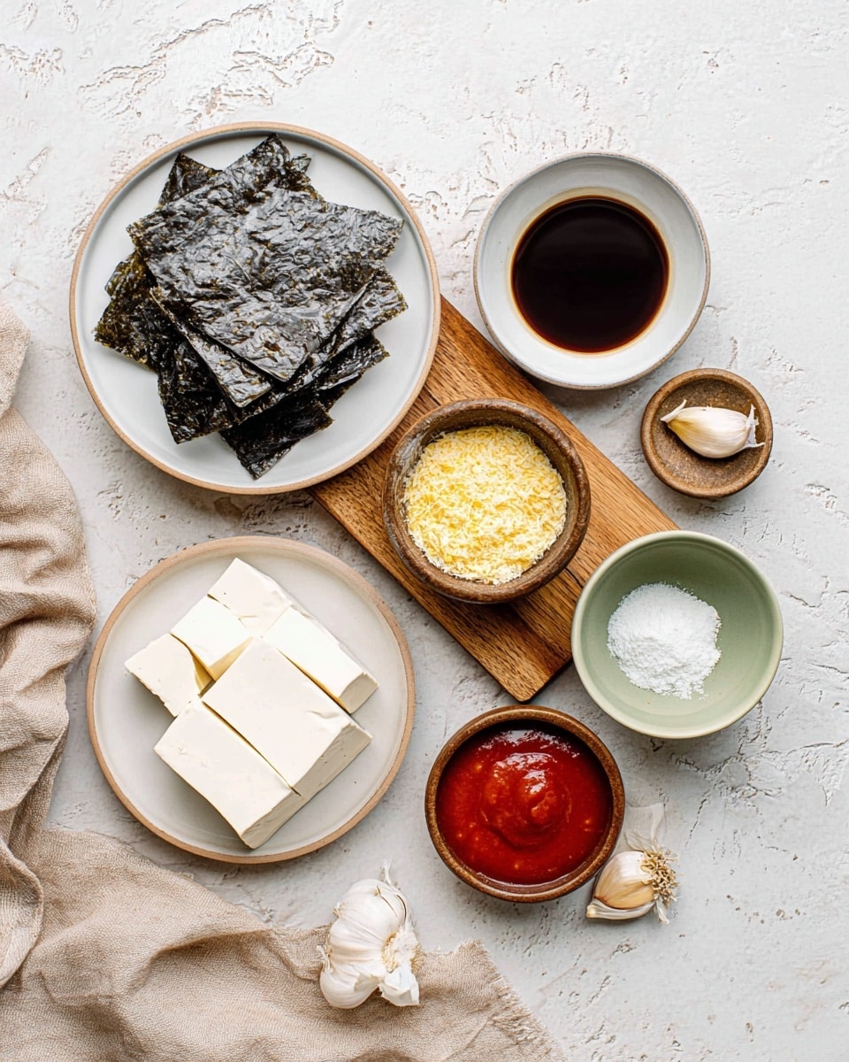 Spicy Seaweed Tofu Rolls