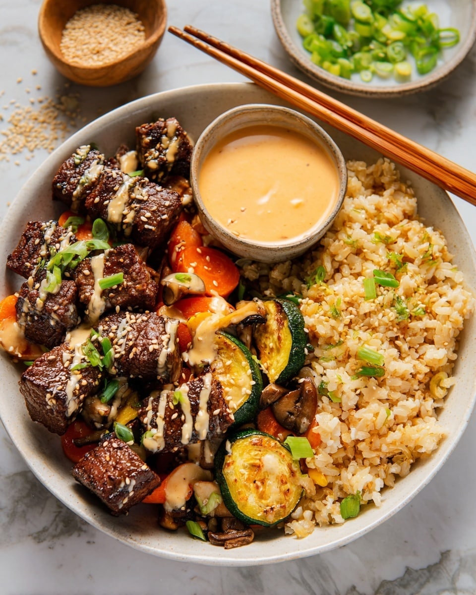 Tasty Hibachi Steak Bowls Dinner Recipe for Family Meals