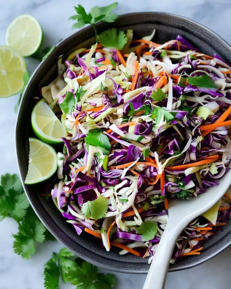 Cilantro Lime Kale Slaw Recipe
