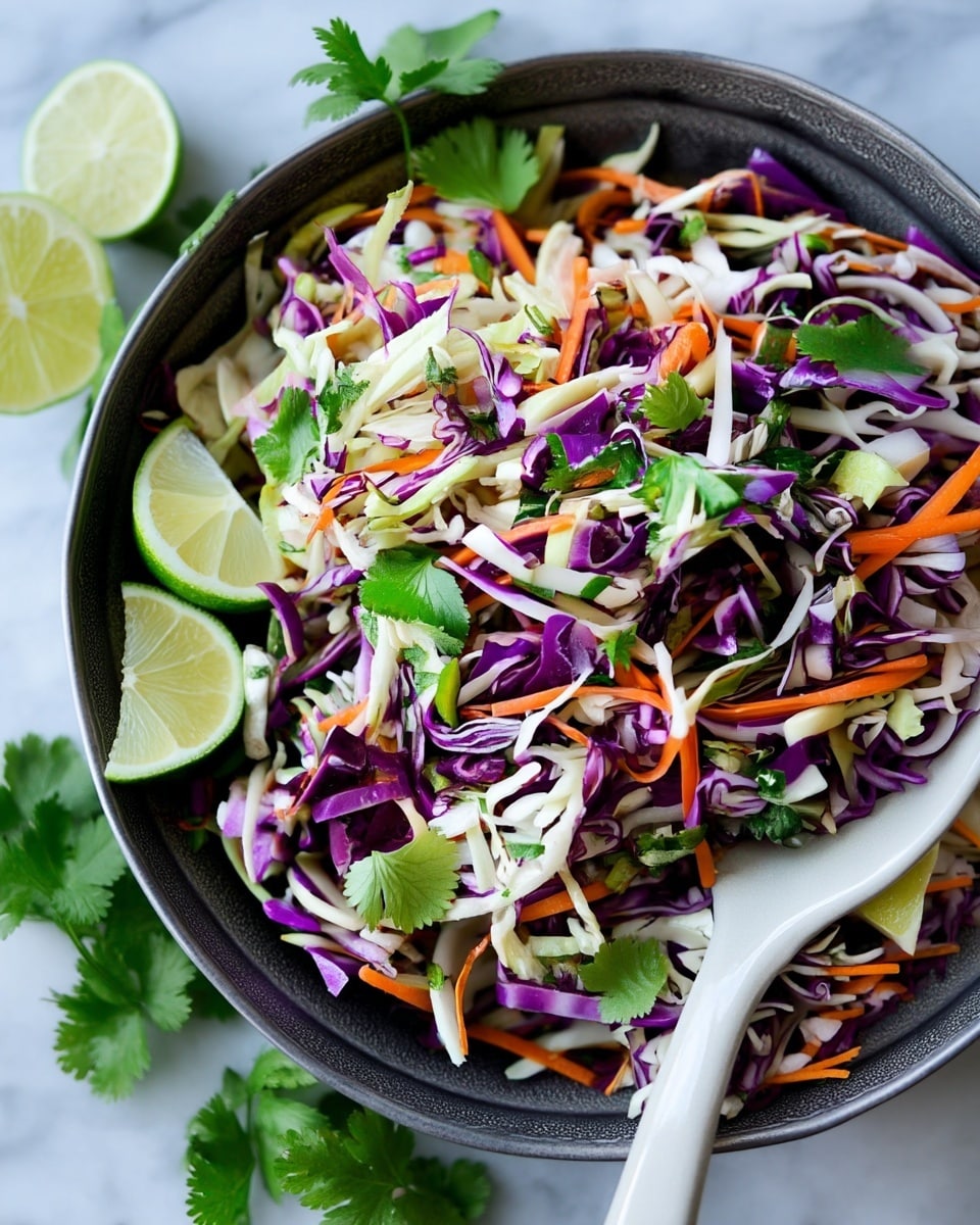 Cilantro Lime Kale Slaw Recipe