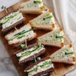 Cucumber Watercress Sandwiches