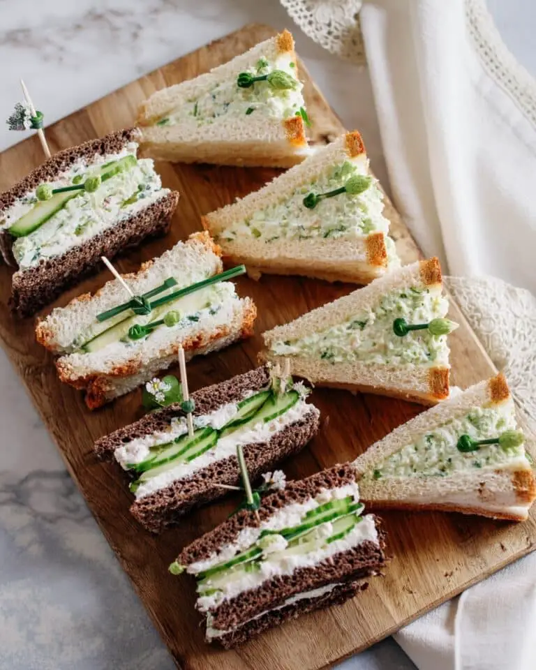 Cucumber Watercress Sandwiches