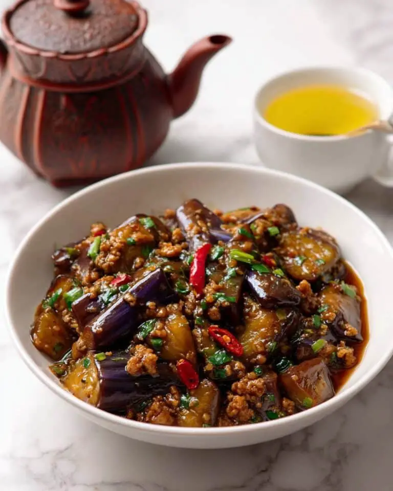 Chinese Eggplant with Garlic Sauce