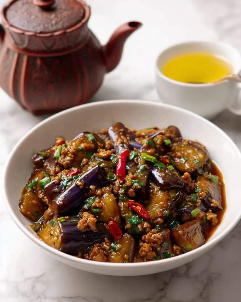 Chinese Eggplant with Garlic Sauce