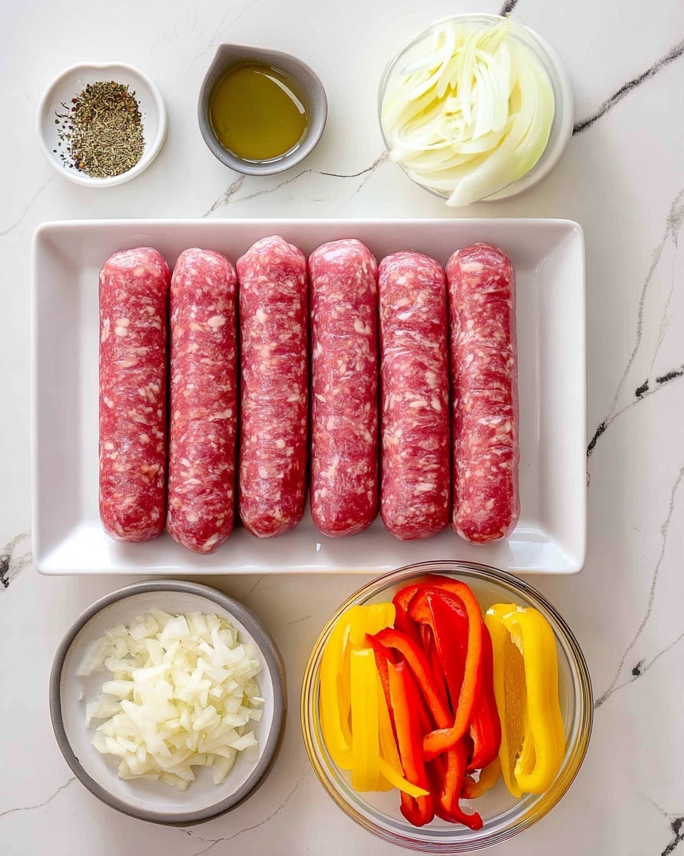 Easy Sausage, Peppers, and Onions
