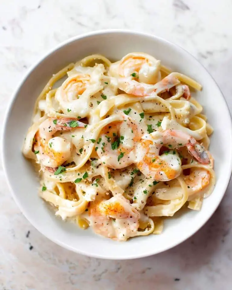Easy Shrimp Alfredo