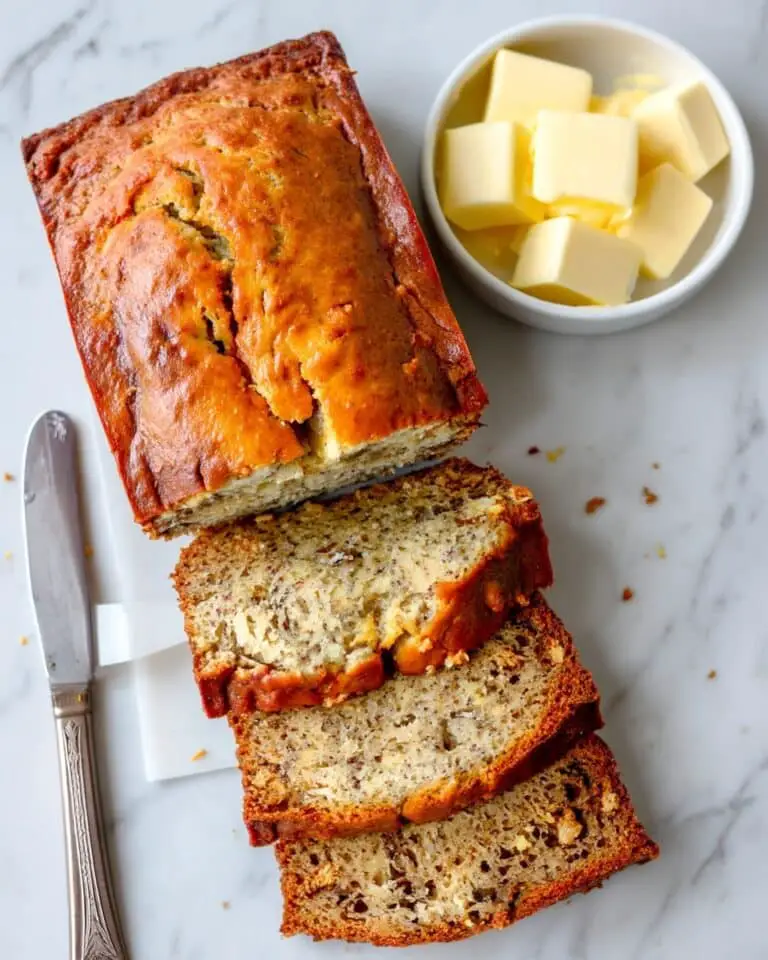 Fluffy Perfect Banana Bread No Mixer Recipe