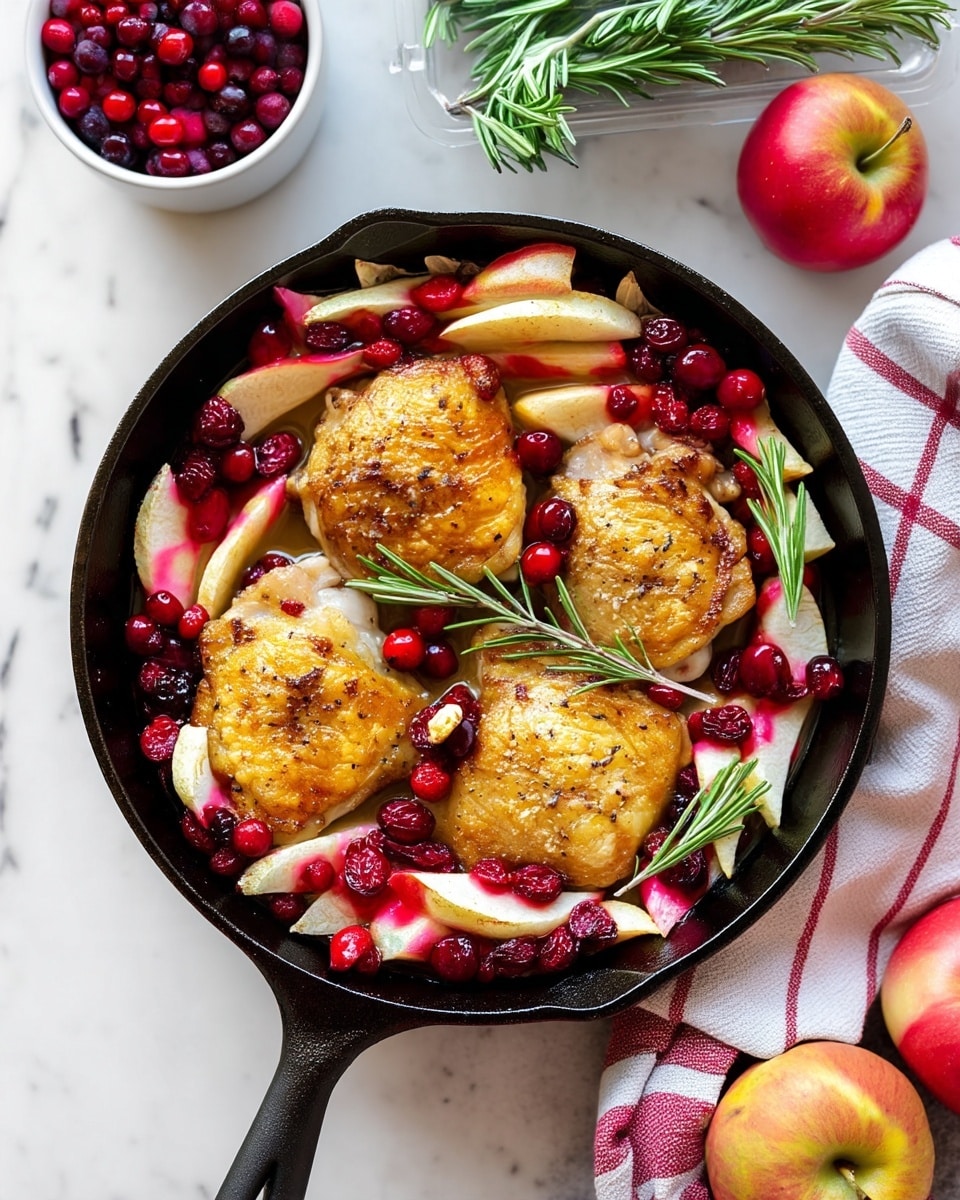 Maple Cranberry Roast Chicken – A Sweet, Savory, and Juicy Holiday Favorite