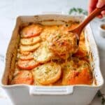 Potato And Sweet Potato Bake
