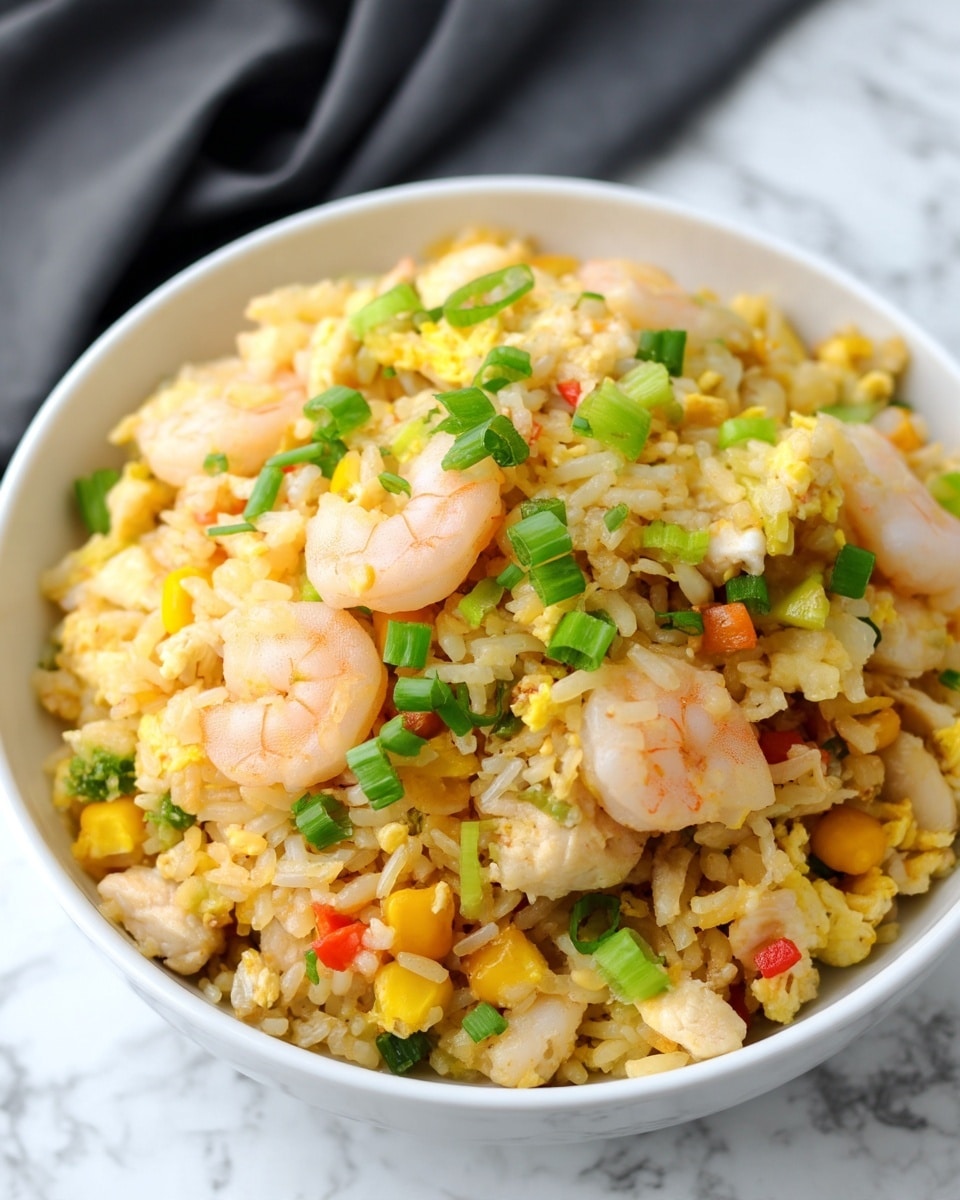 Shrimp and Chicken Fried Rice